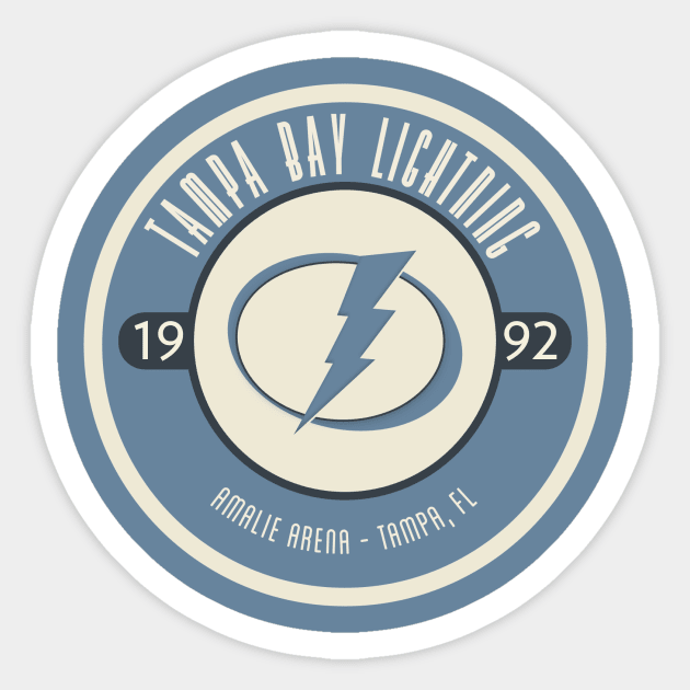 Tampa Bay Hockey Lightning Sticker by teepublic9824@ryanbott.com